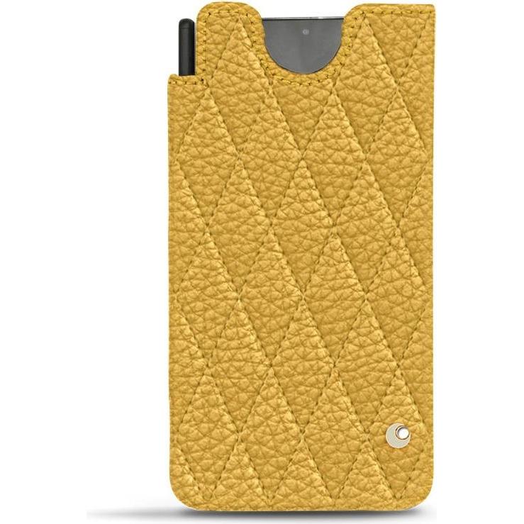 Noreve Lederschutzhülle (Samsung Galaxy S21 Ultra), Smartphone Hülle, Orange