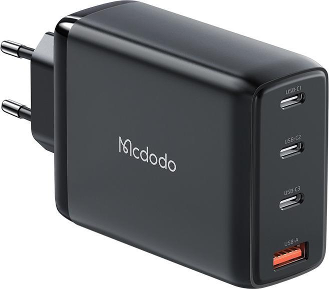 Mcdodo Charger GaN Quick Charger 120W incl. Charging Cable Type-C to Type-C - Black (120 W, 1 portion)