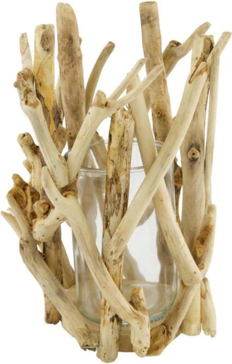 Angela Bruderer Windlicht «Natur» (1 x, 18 x 18 x 29 cm)