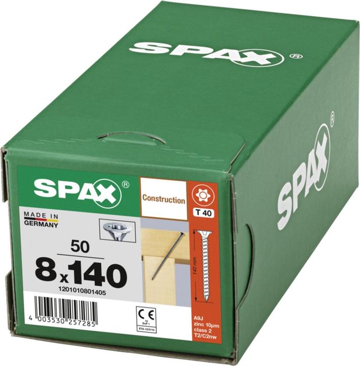 Produktbild Spax Senkmultikopf T-Star Plus T40 Vollgewinde Cut Wirox (50 Schrauben pro Stück)