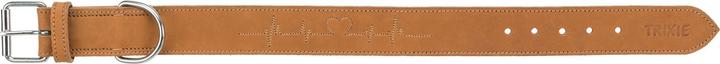 Actual product image Trixie Rustic fat leather necklace Heartbeat (L, XL, Dog, Dog sport)