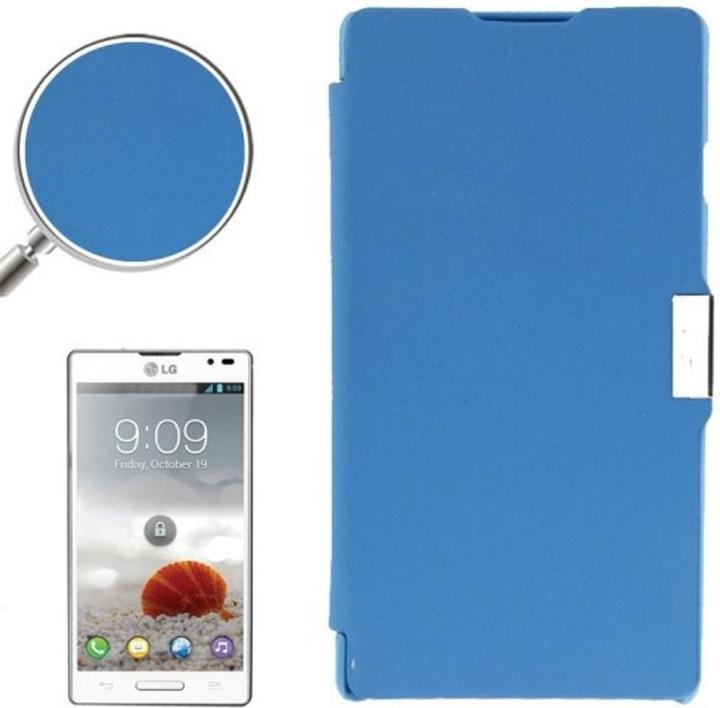 Actual product image König Design Mobile phone case for LG Optimus L9 / P760 blue brushed