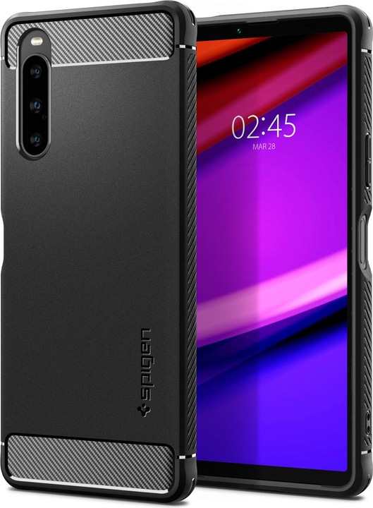 Spigen Rugged Armor Sony Xperia 10 V czarny/black ACS06202 (Sony Xperia 10 V)