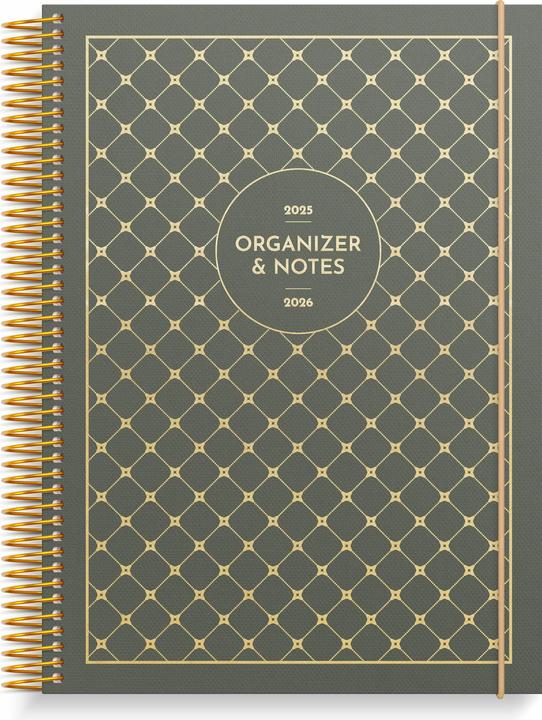 Actual product image Organizer & Notes Muster A5 Schülerkalender 2025/2026 (A5, 1 week / 2 pages)