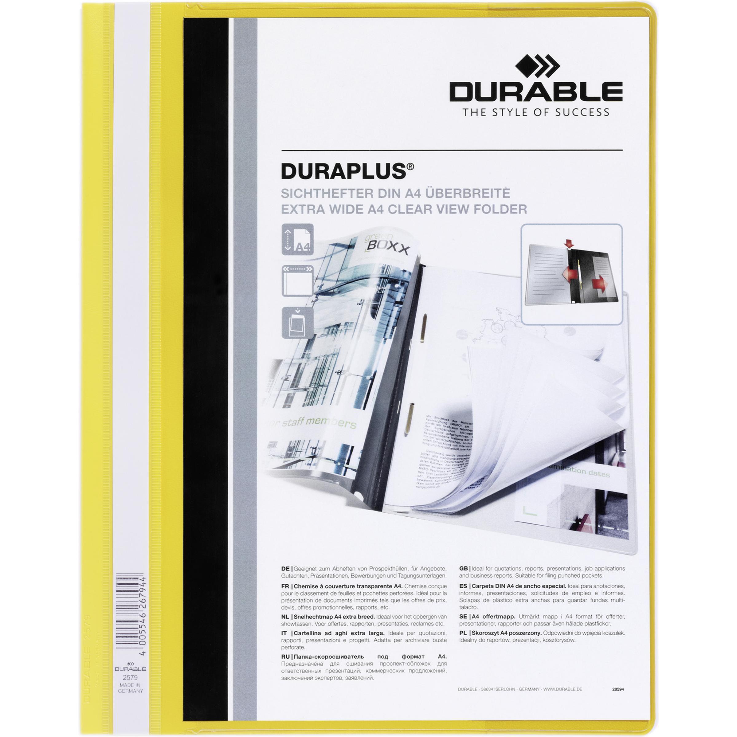 Durable, Mappe, Sichthefter DURAPLUS (A4, 1 x)