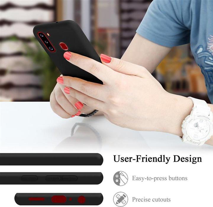 Immagine prodotto Cadorabo Copertura della cassa del silicone liquido TPU (Samsung Galaxy A21)