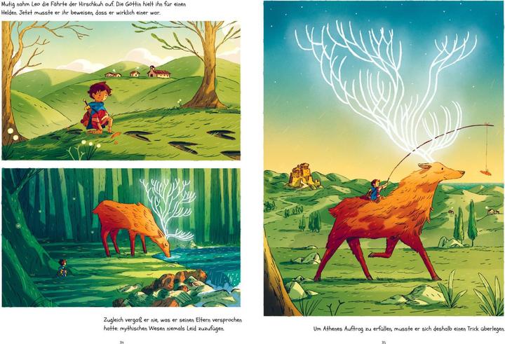 Actual product image Professor Blausteins höchst ungewöhnliche Vorfahren (Band 2) - Leo und der Fluch der Gorgon (German, Joe Todd-Stanton, Ulrich Thiele, 2023)