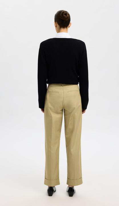 Produktbild Selected Femme 100% Merino Pullover mit V-Ausschnitt (L)