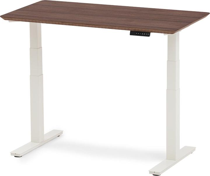 Image du produit Oakywood Pupitre en bois avec réglage de la hauteur - Plaqué - Plaqué noyer / 120x60 / Blanc - Oakywo