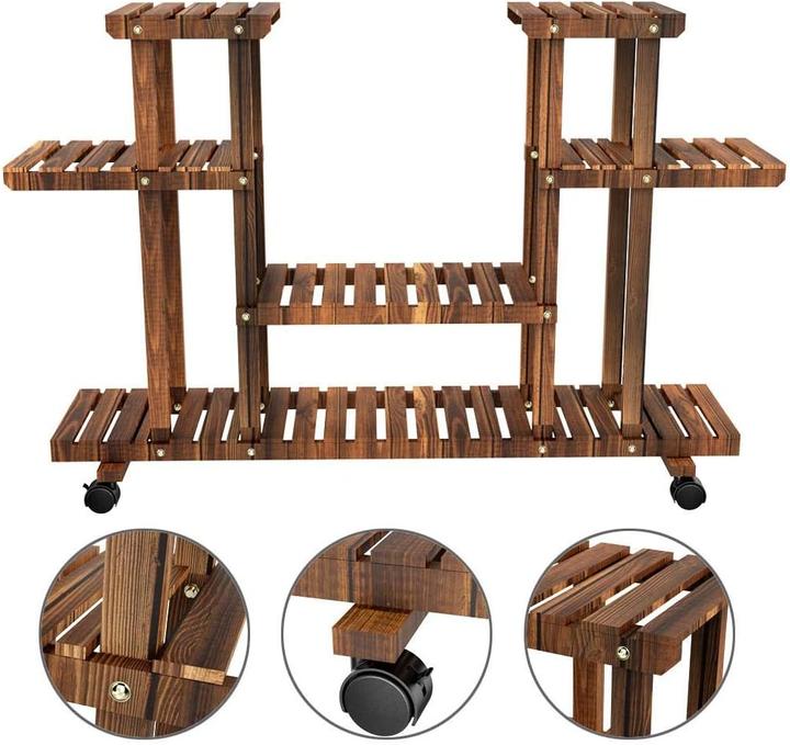 Immagine prodotto Yaheetech Scale per piante 124 x 33 x 80 cm