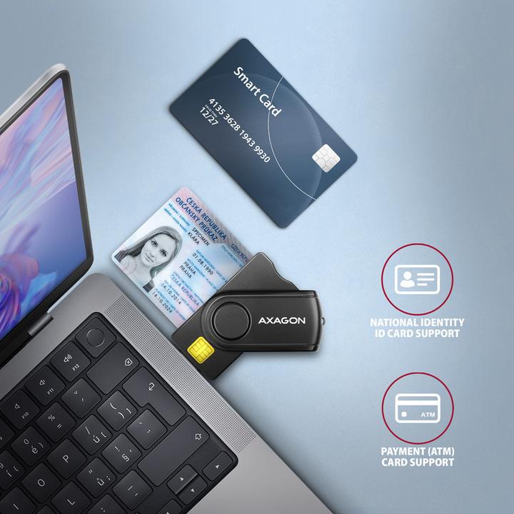 Immagine prodotto Axagon CRE-SMP2A (USB 2.0)