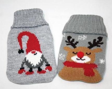 Actual product image Jean Products Hand warmer with click+knit cover, 2 cute designs, gnome