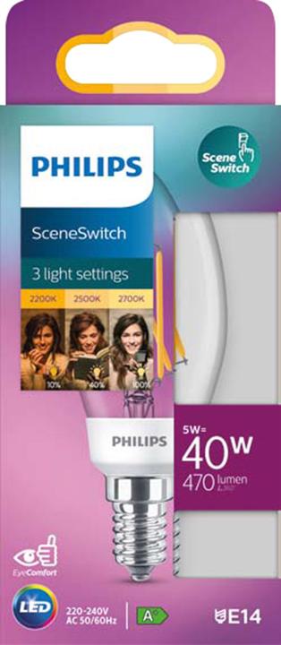 Produktbild Philips Lampe (E14, 5 W, 470 lm, 1 x, F)
