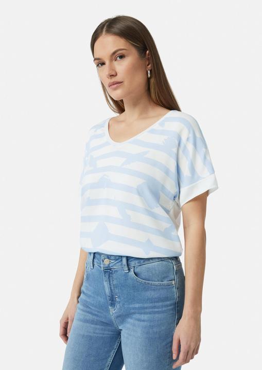 Image du produit Comma T-Shirt Relaxed-Fit-Shirt im Fabricmix mit Fledermausärmeln (36)