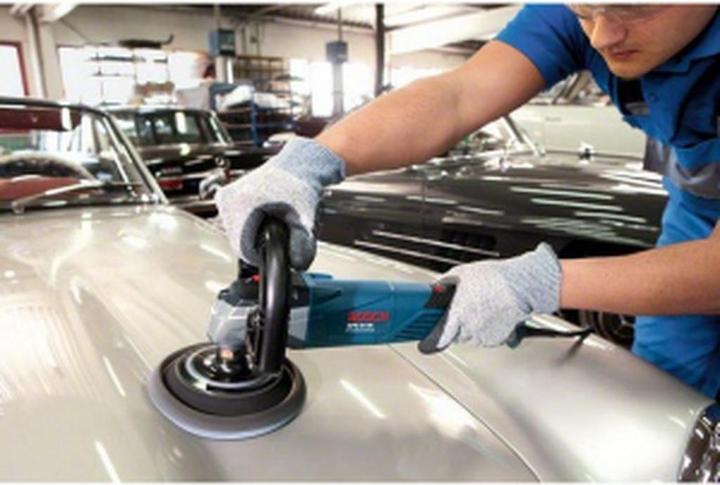 Actual product image Bosch Professional Polisher GPO 14 CE, 1400 watts, 2.5 kg, with additional handle and D-handle (Sander, 1400 W)