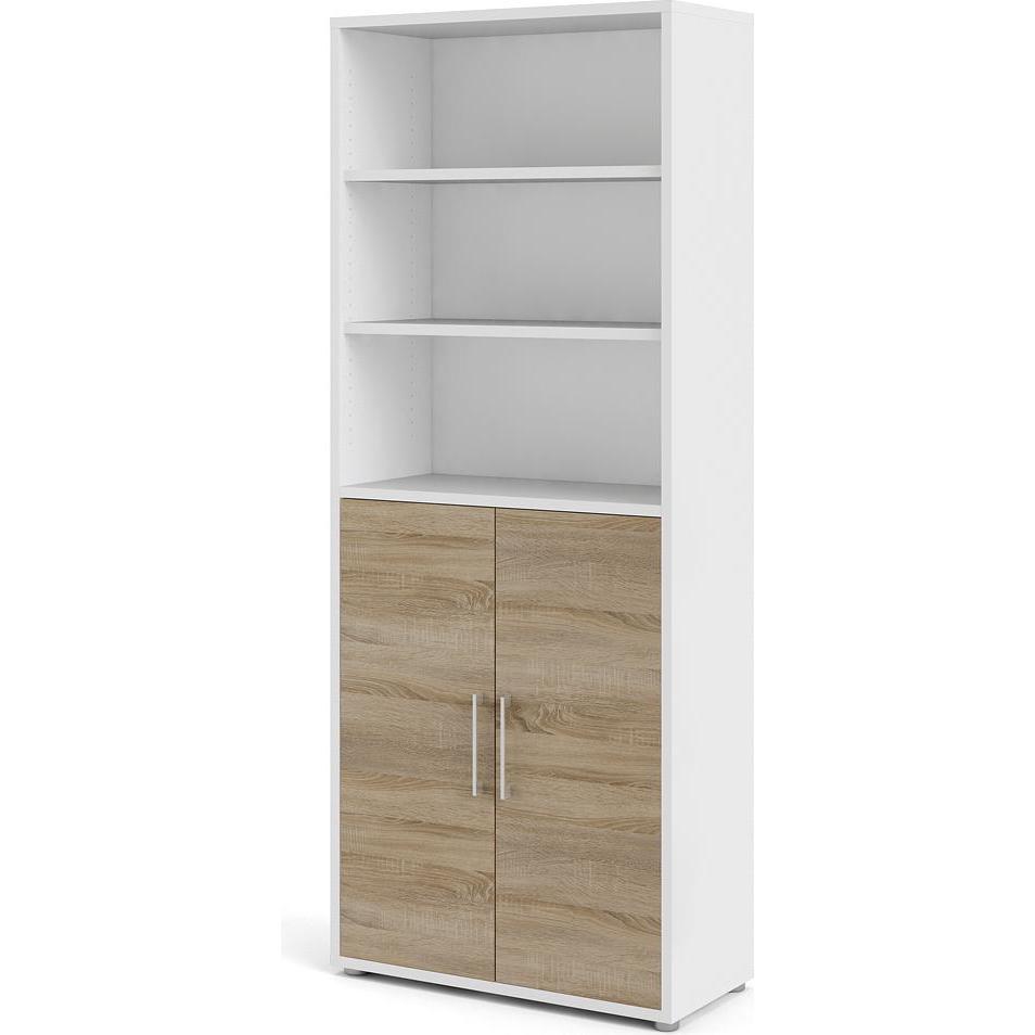 Ebuy24, Aktenschrank, Büroregal Prisme (222 x 89 x 40 cm)
