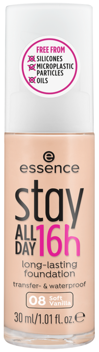 essence stay All Day 16h long-lasting Foundation (08 soft vanilla)