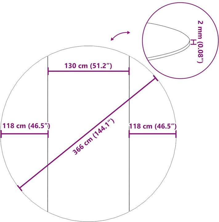Actual product image vidaXL Pool-Bodentuch