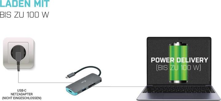 Actual product image i-tec Metal Nano Dock (USB-C, 1 Ports)