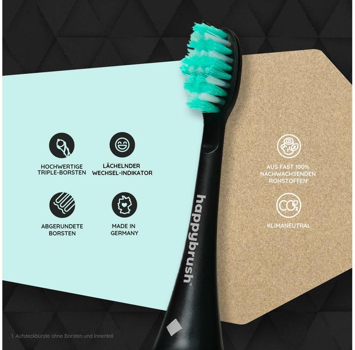 Image du produit happybrush Tête de brosse à dents Eco Vibe (3 x)