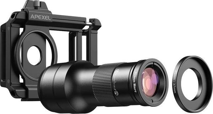 Image du produit Apexel HD Handheld Smartphone 2 in 1 Lens Kit TeleMacro