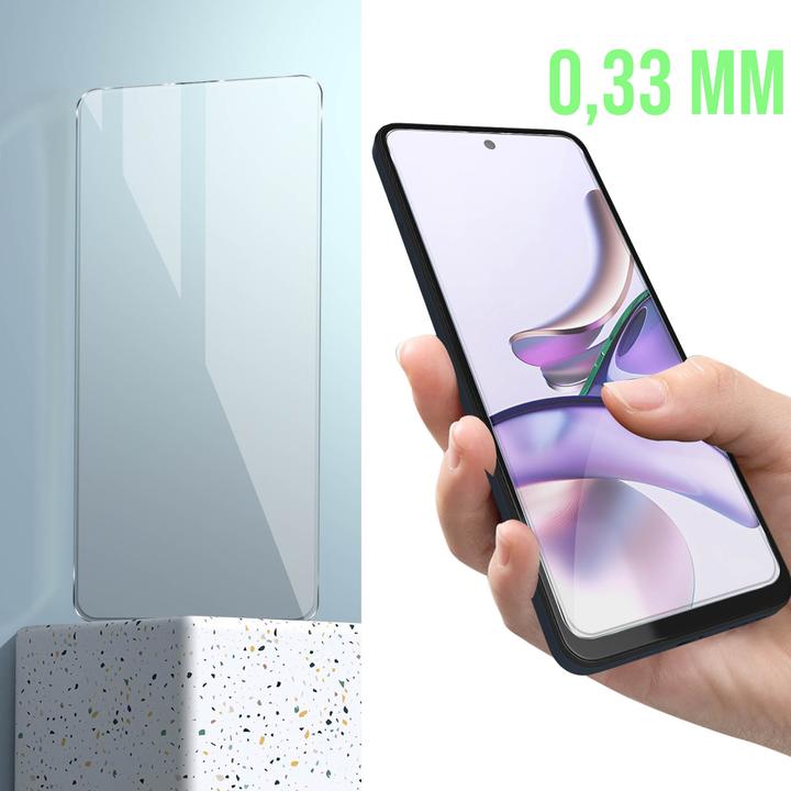 Produktbild Avizar 9H Härtegrad Glas-Displayschutzfolie (1 Stück, Motorola Moto G34)