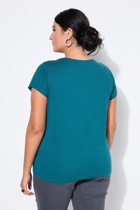 Produktbild Studio Untold T-Shirt, Slim Shape, silberner Circle-Print (54)