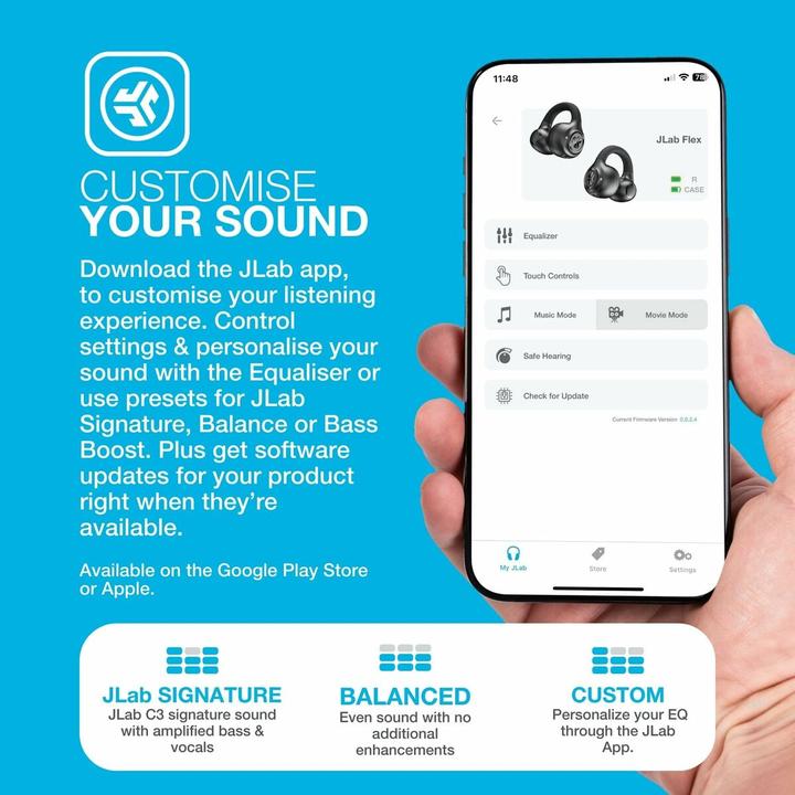 Actual product image JLab Audio JBuds Open Sport (ANC, 9 h, Wireless)