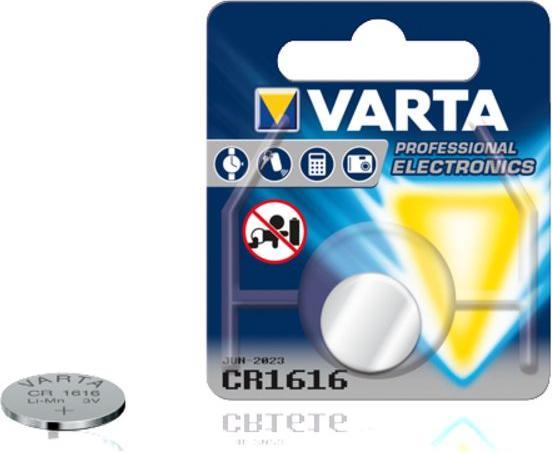 Actual product image Varta Electronics CR1616 (1 pcs., CR1616, 55 mAh)