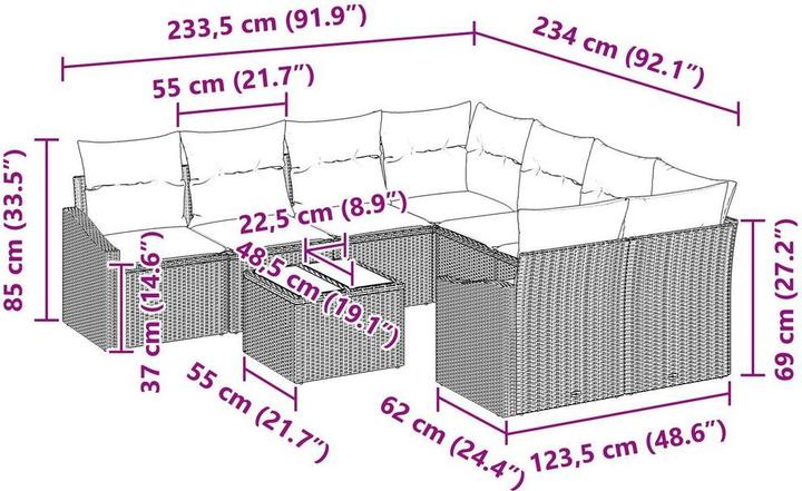 Produktbild vidaXL Alma