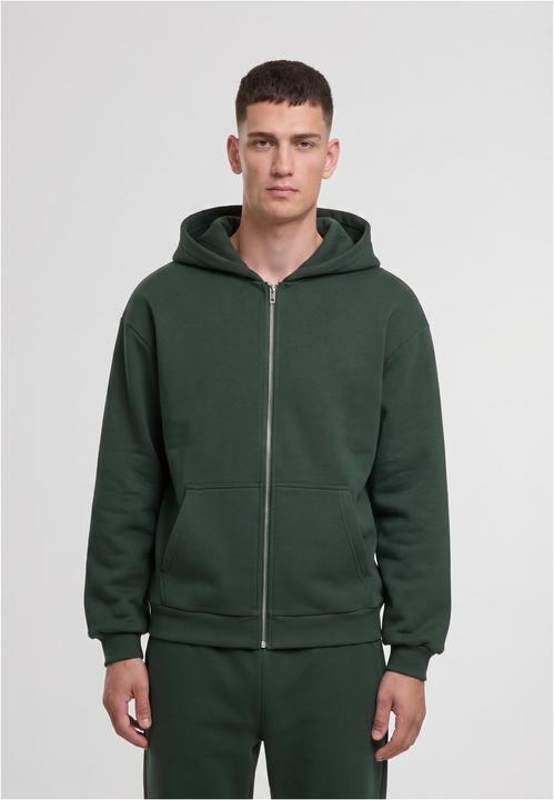 Image du produit Urban Classics Fluffy Zip Hoody forest 3XL (3XL)