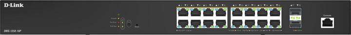 Image du produit D-Link 16 Ports 2.5Gbps PoE9 0W+ 2 Ports 10G SFP+ Smart Managed Switch (18 ports)