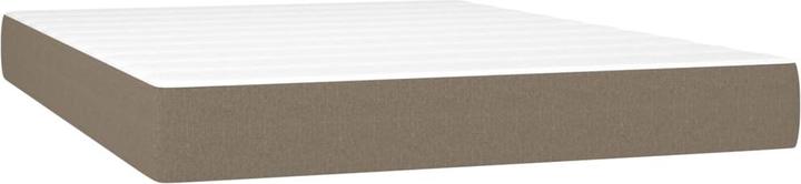 Produktbild VidaXL Boxspringbett Mit Matratze Stoff Taupe (90 x 190 cm)