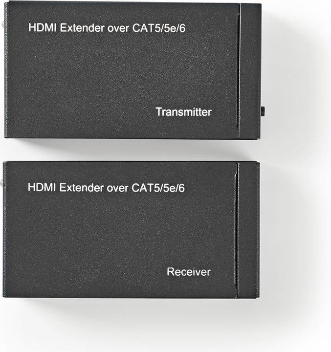 Actual product image Nedis HDMI T Extender Over CAT6 up to 60.0 m 1080p 1.65 Gbps Metal Anthracite (Extender)