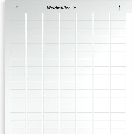 Produktbild Weidmüller Etikett si Selbstkl 25x12,7mm 1686390001