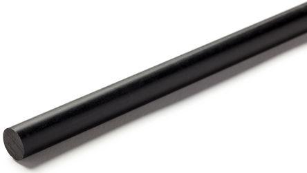 Productafbeelding RS PRO Zwarte nylon staaf, 1m x 12,5mm diameter