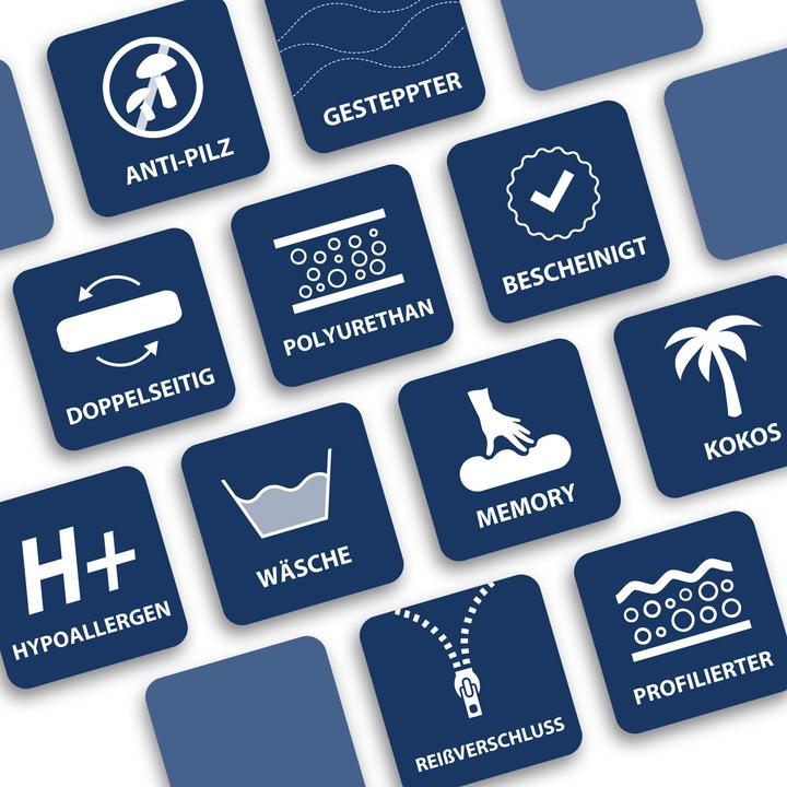 Image du produit Avetoe Matratze 160x200 DORADO HR-Kaltschaum Kokos (160 x 200 cm)