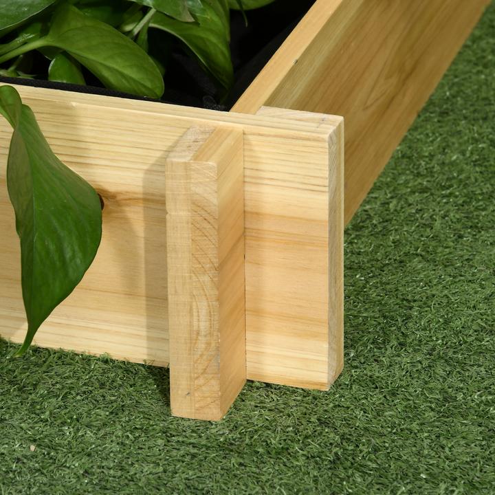 Produktbild Outsunny Stufenbeet mit Holzrahmen