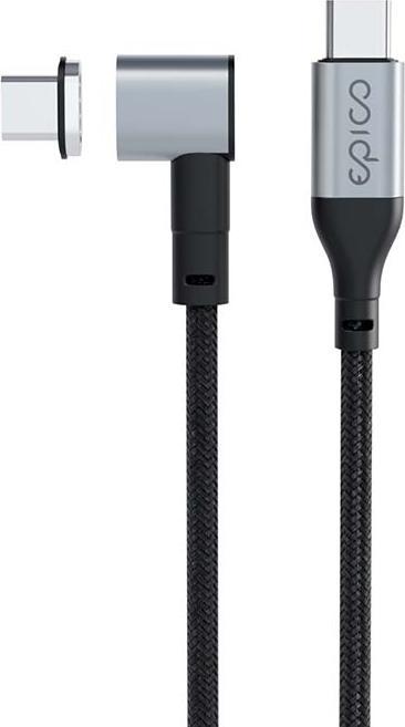 Produktbild Epico Magnetic Braided Data Cable USB-C to USB-C (2 m, 100 W)
