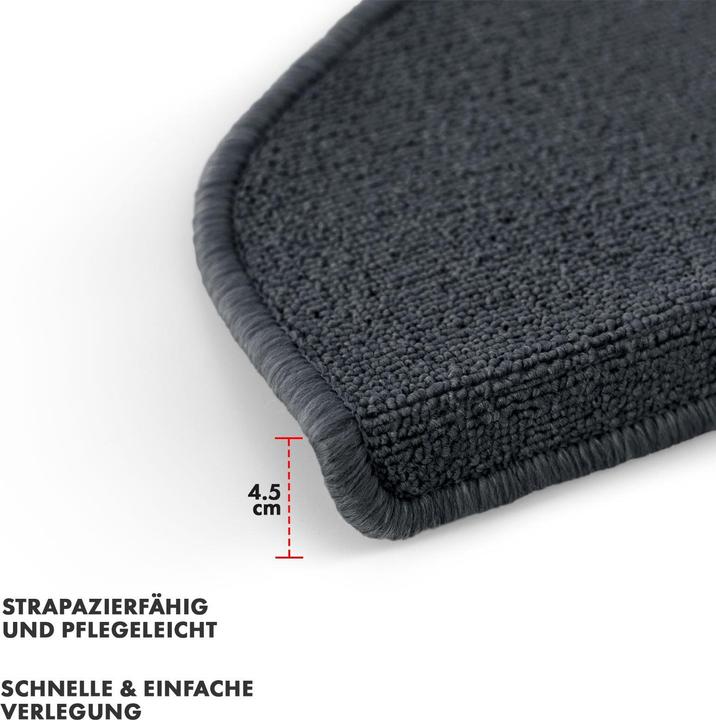 Produktbild Karat Stufenmatte London 15er-Set Halbrund (65 x 23.50 cm)