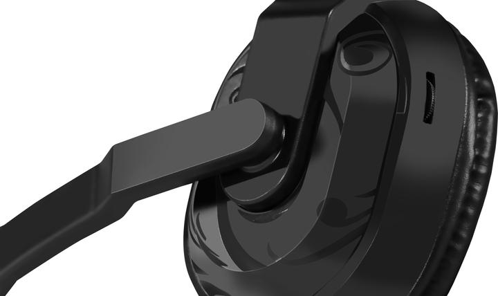 Actual product image Mars Gaming MRH0 headphones/headset Wired Head-band Black, Red (Cable)