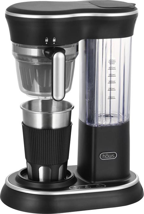 Produktbild Haws Hâws Kaffeemaschine ToGo 450ml mit Mahlwerk, Edelstahl-Thermobecher mit Trinkdeckel