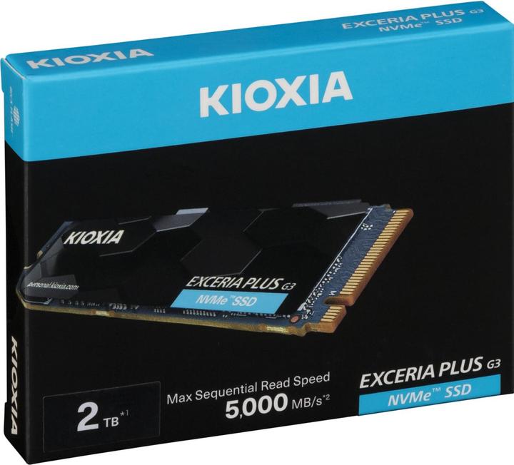 Actual product image Kioxia Exceria Plus G3 (2000 GB, M.2 2280)