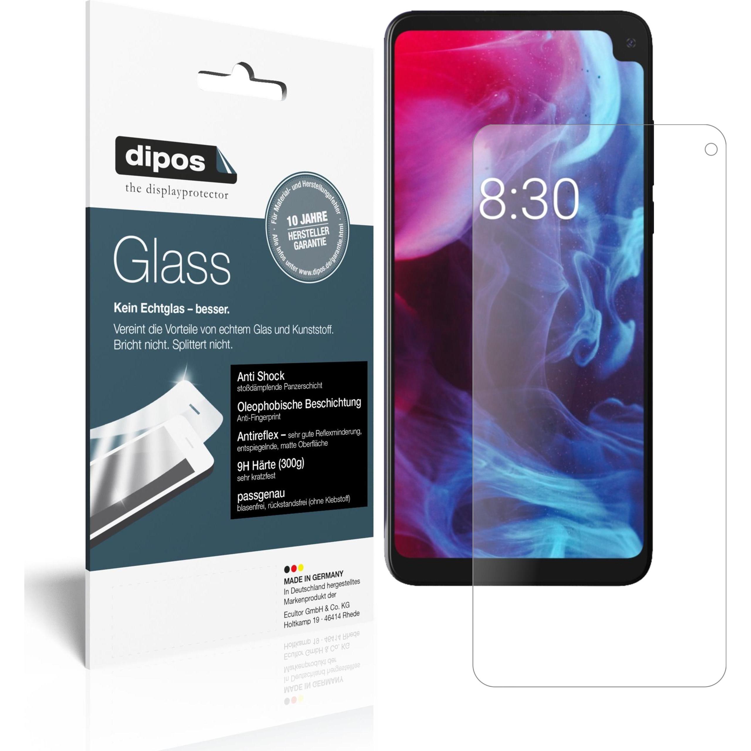 Dipos Displayschutz Anti-Shock (2 Stück, Archos Oxygen 68XL), Smartphone Schutzfolie, Transparent