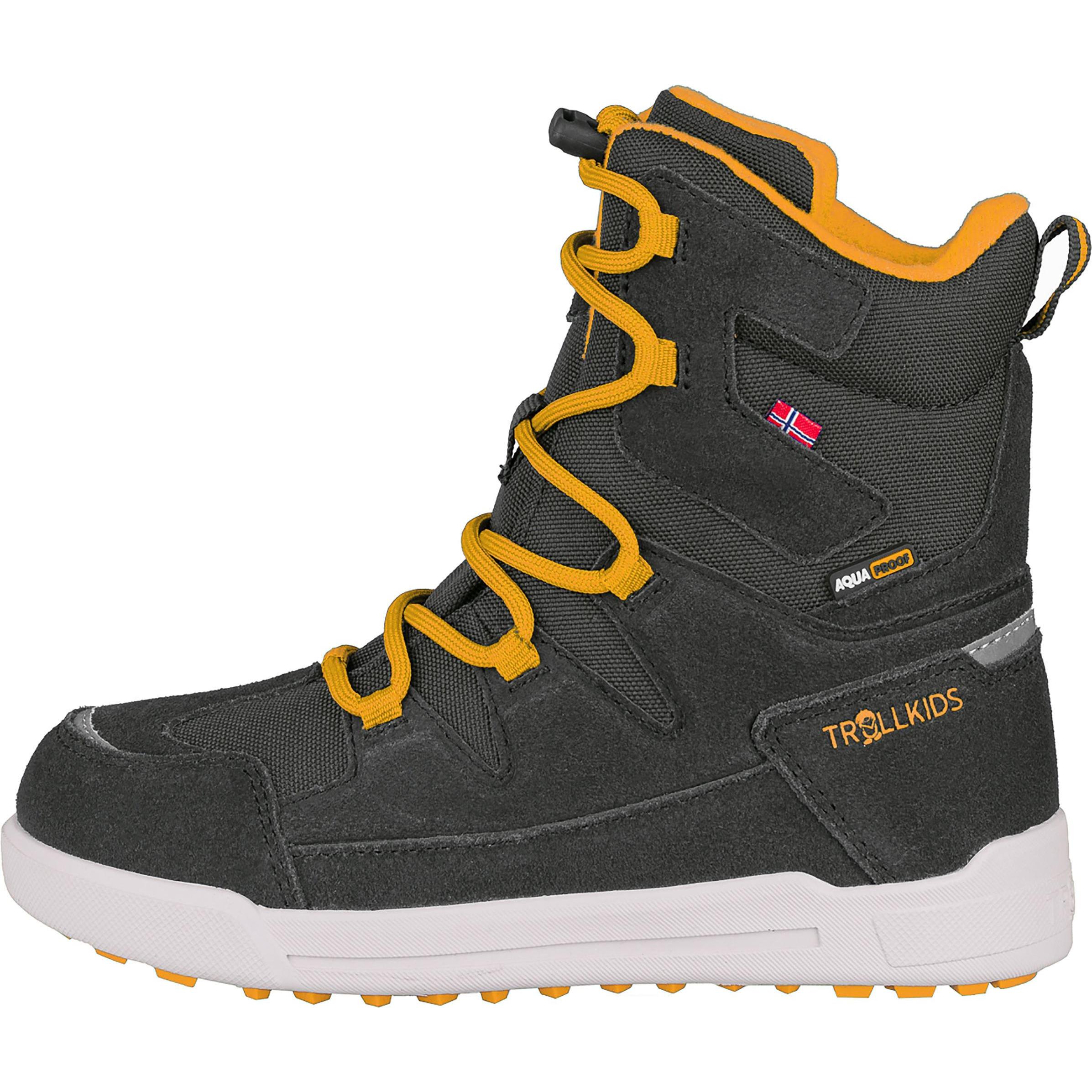 Trollkids, Unisex, Boots + Stiefel, Kid's Finnmark Winter Boots, Grau, (28)