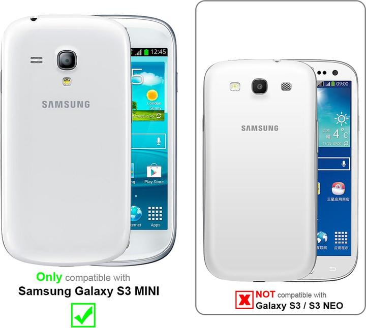 Actual product image Cadorabo TPU Frosted Cover (Samsung Galaxy S3 Mini)