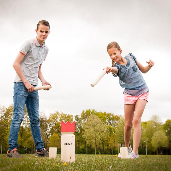Immagine prodotto Bex Kubb Original Rubberwood con Red King