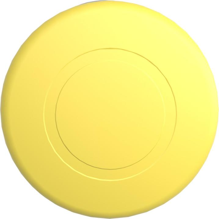 Actual product image Schneider Electric Front terminal, yellow Ř40 for mushroom pushbutton ZB4BT5