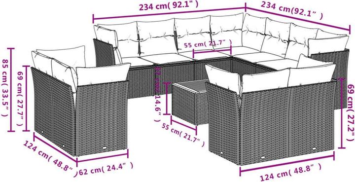 Produktbild vidaXL Leanna