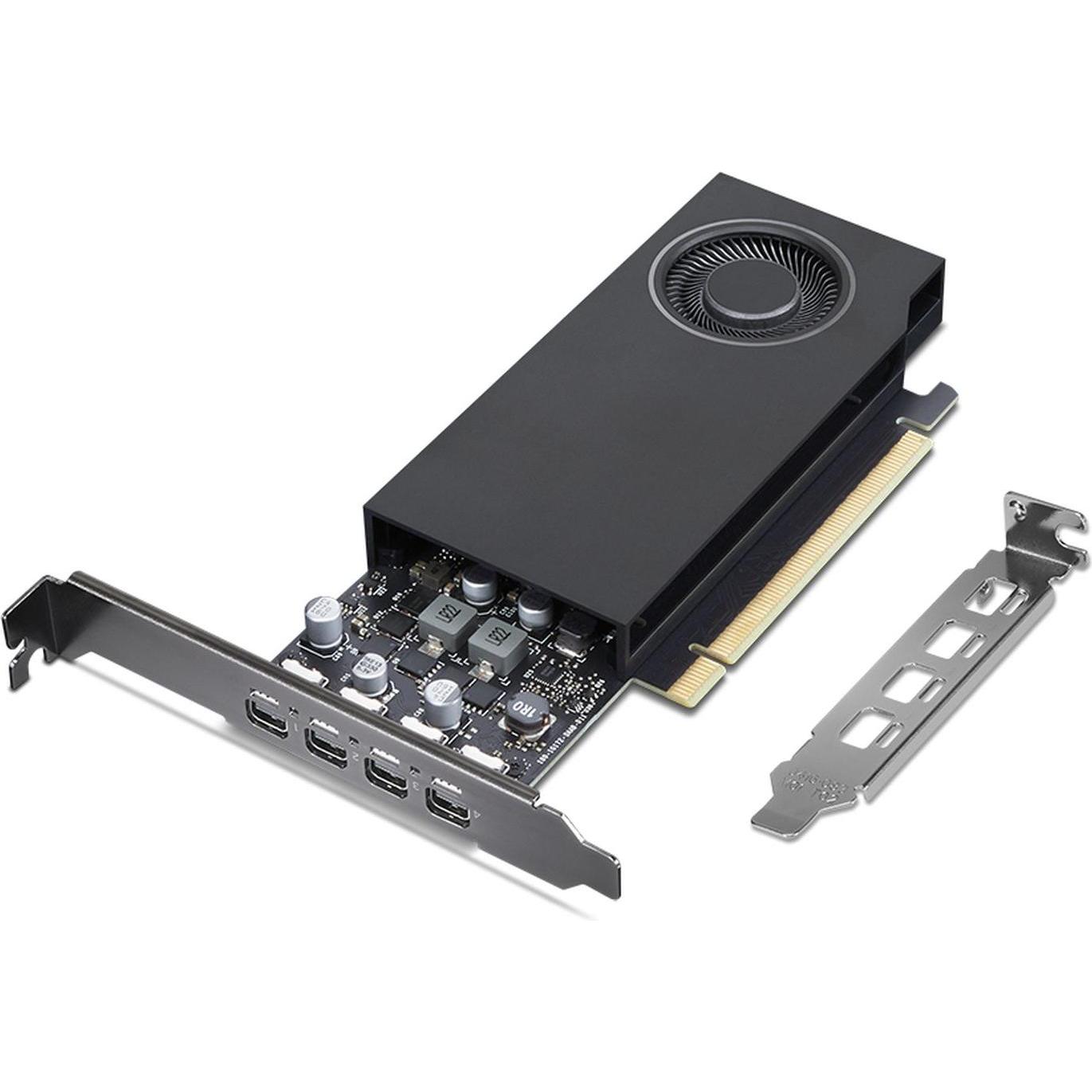 Lenovo NVIDIA RTX A400 4GB 4xmini-DP GDDR6 Graphics Card (4 GB), Grafikkarte